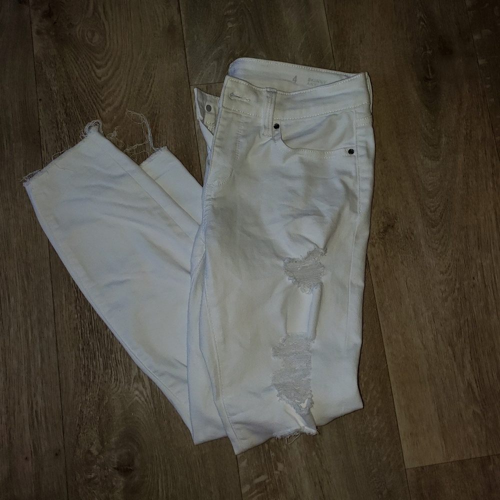 White distressed Jeans